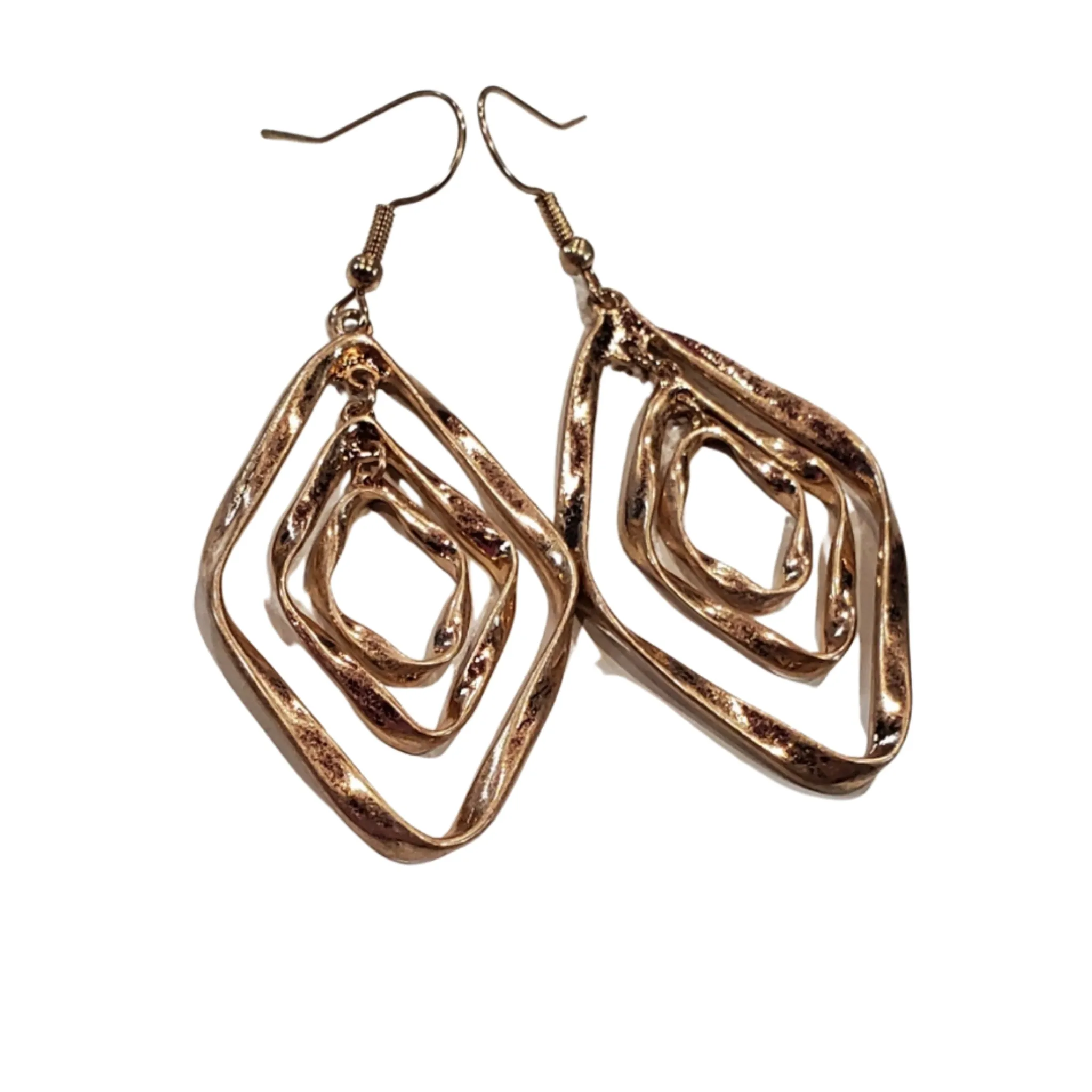 Gold Geo Earrings
