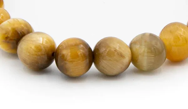 Golden Tigers Eye Gloss Natural Gemstone Bracelet