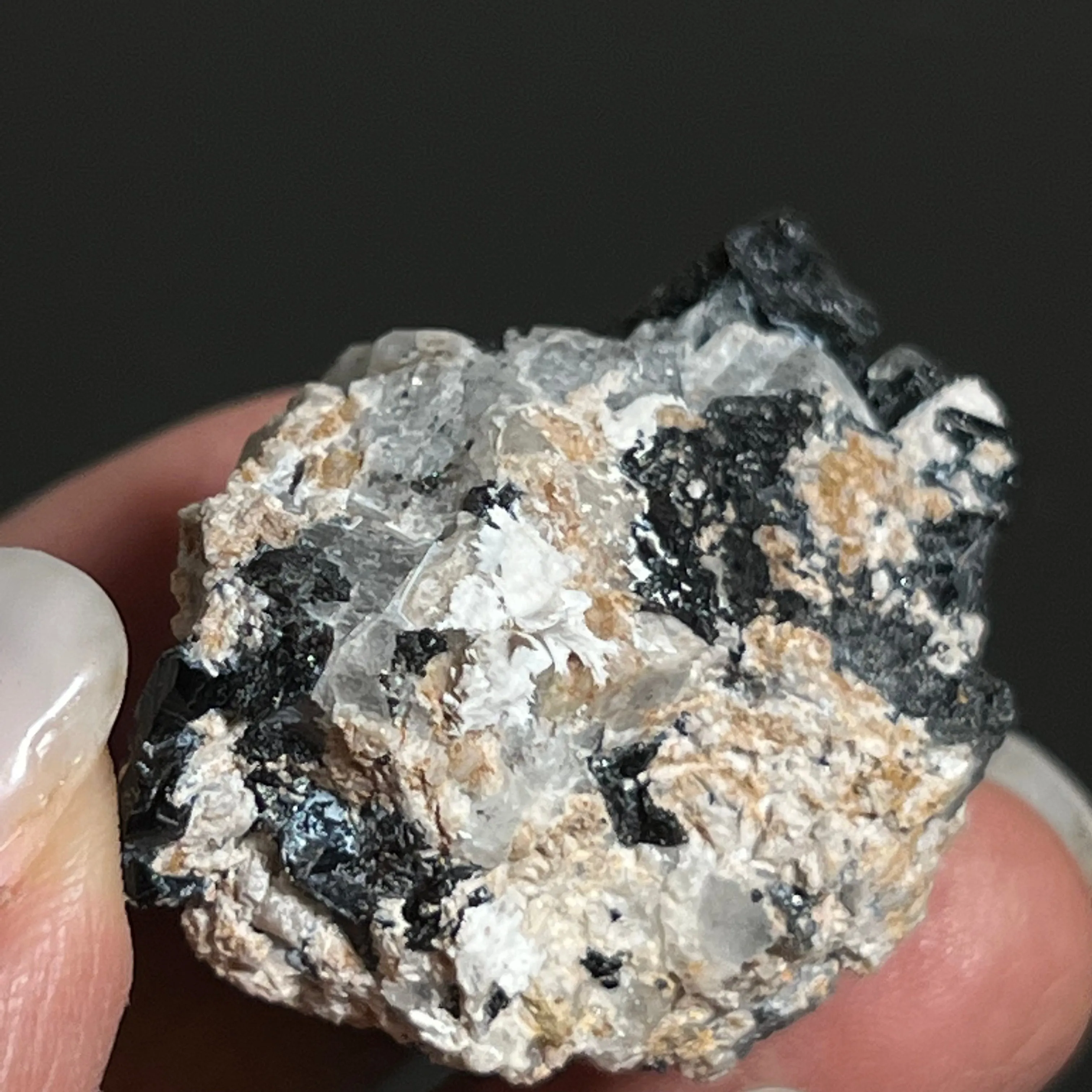 Gorgeous Aquamarine Specimen with Feldspar and Black Tourmaline, Erongo Mountain, Erongo Region, Namibia, Erongo Aquamarine Crystal, Crystal Healing