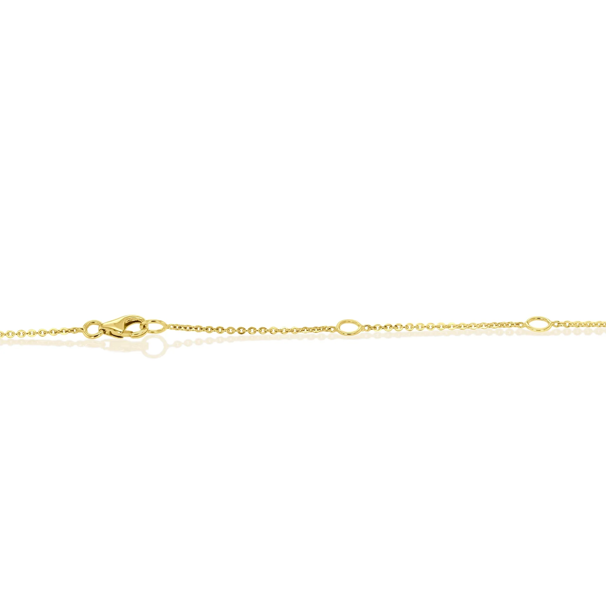 Green Tourmaline & Diamond Necklace