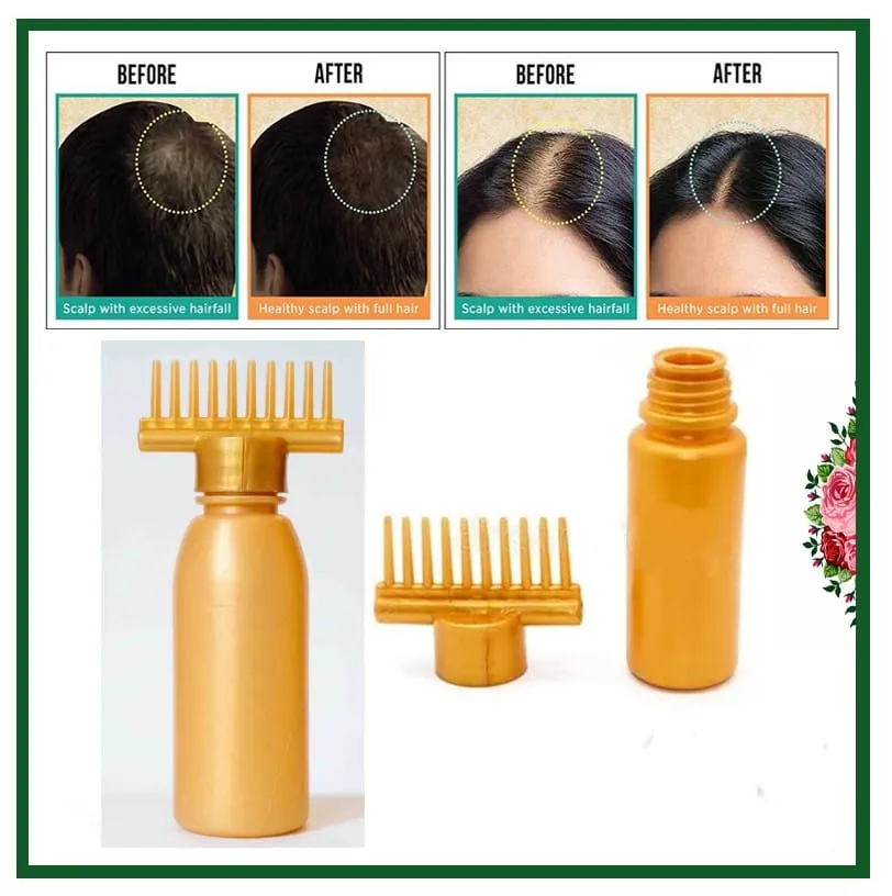 Hair Oil Comb Bottle ( Pack of 2 )