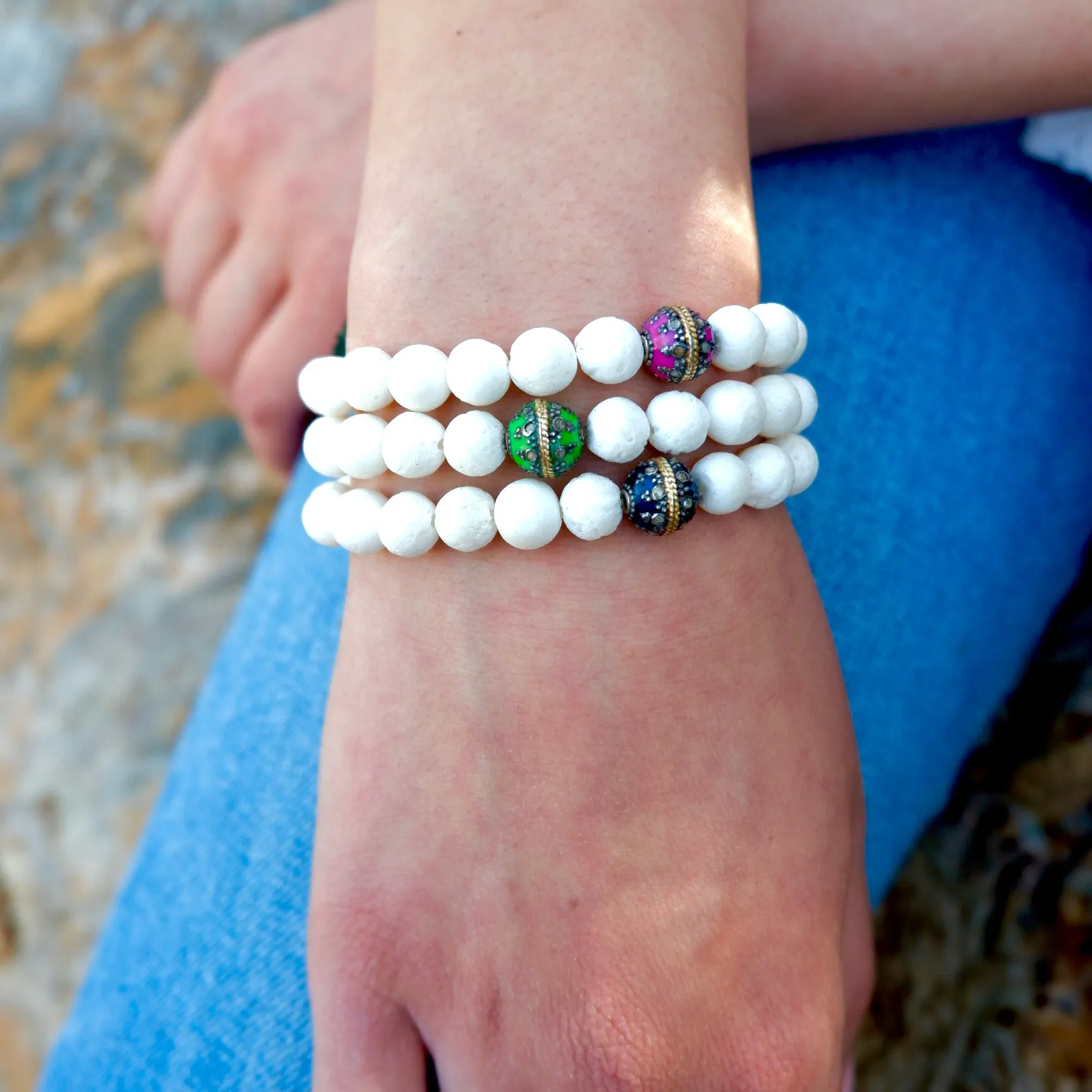 happy trio set bracelet