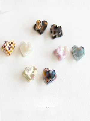 Heart-Shaped Symphony Bangs Chirp Broken Hairpin