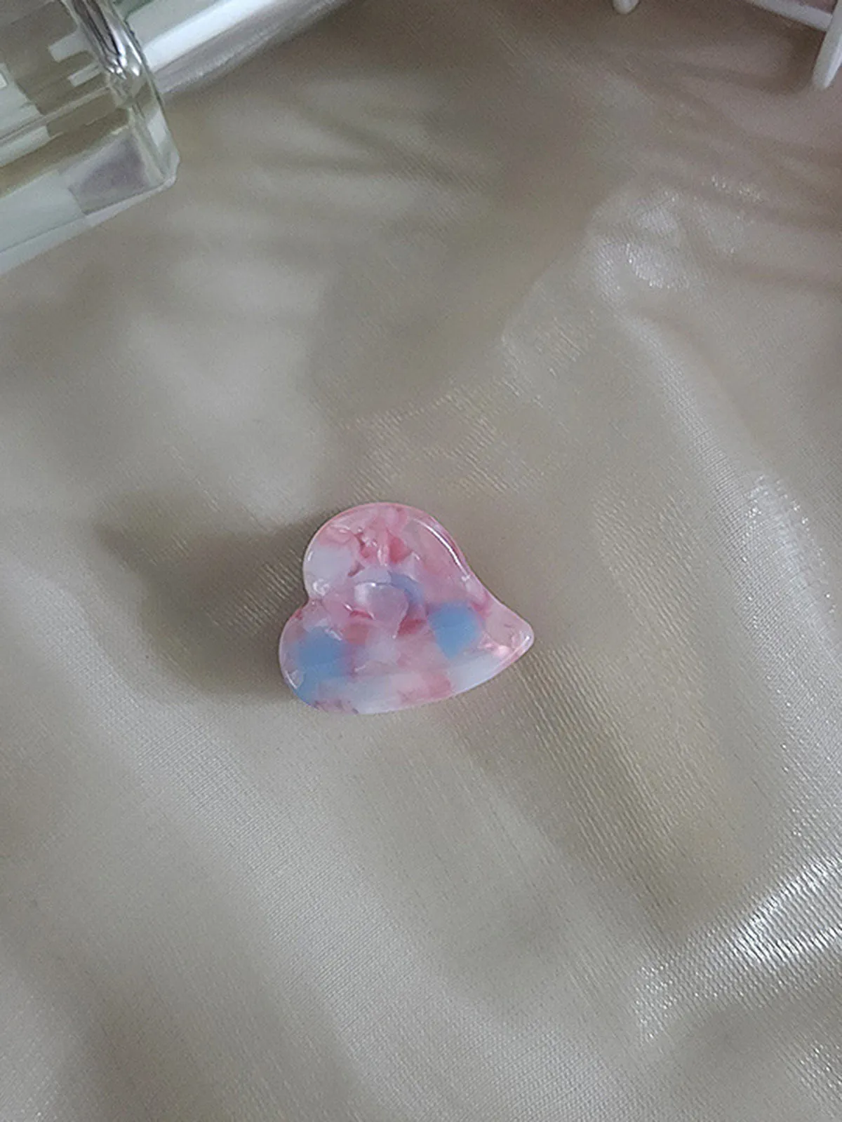 Heart-Shaped Symphony Bangs Chirp Broken Hairpin