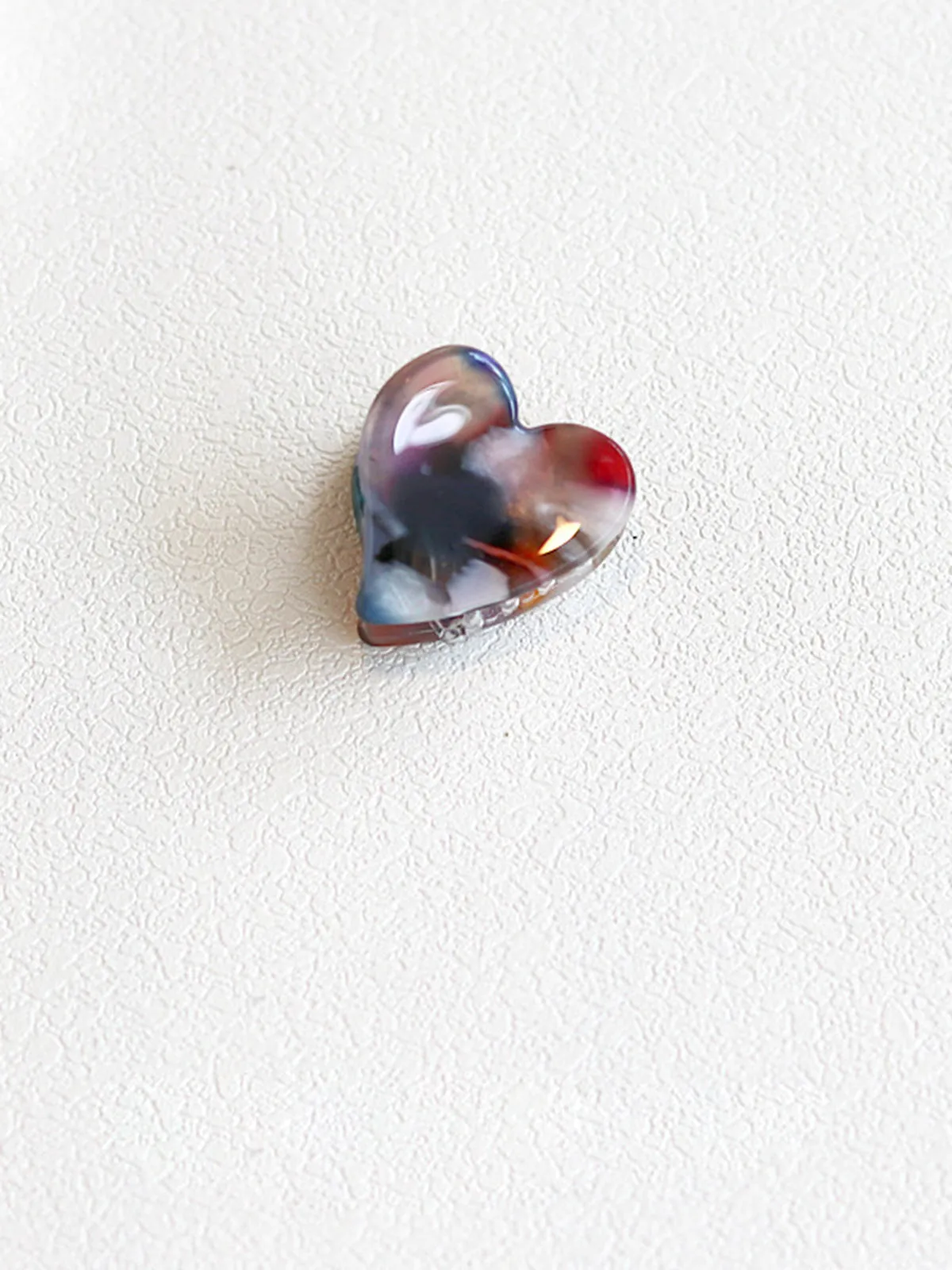 Heart-Shaped Symphony Bangs Chirp Broken Hairpin