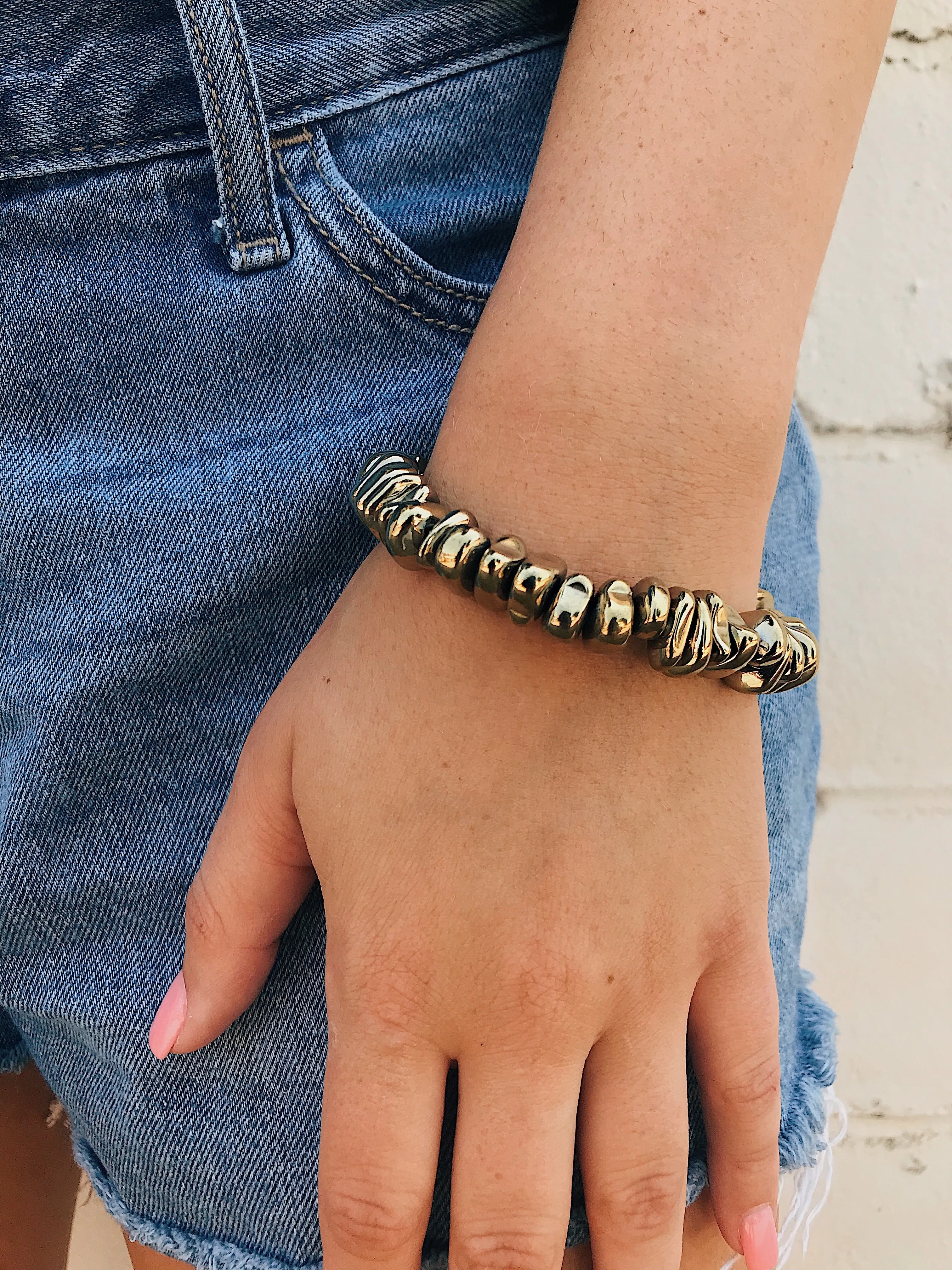 Hematite Bracelet // Polish