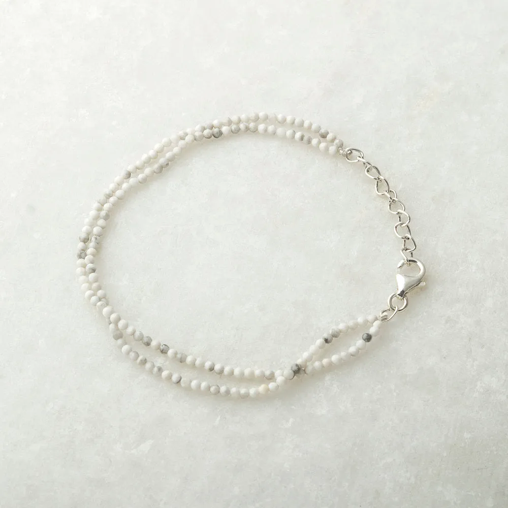 Howlite Double Bracelet