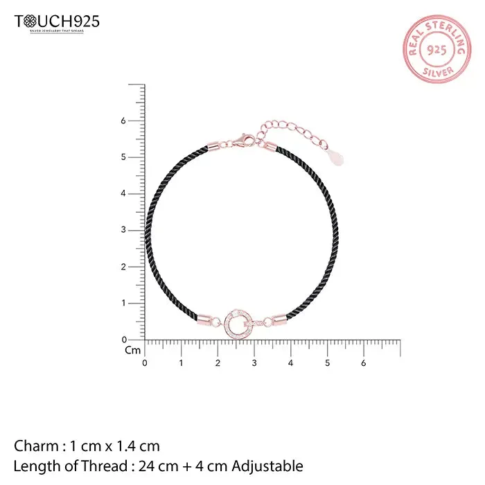 Interlocking Circular Stone Anklet