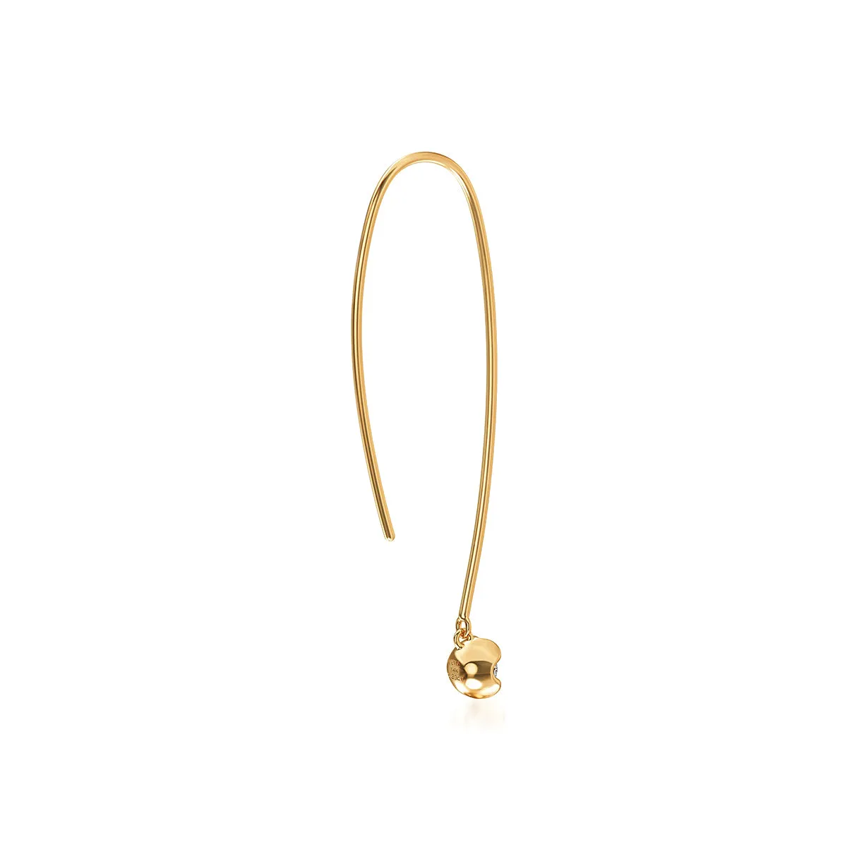 J'evar Lotus Petals Dangle Diamond Earrings