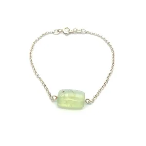 Joy Praseolite Bracelet, Sterling Silver