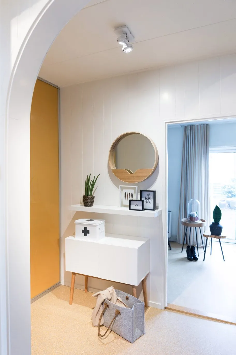 Large Round Wall Mirror