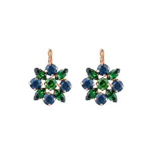 Marquise and Round Leverback Earrings in "Chamomile" *Custom*
