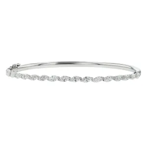 Marquise Diamond Bangle