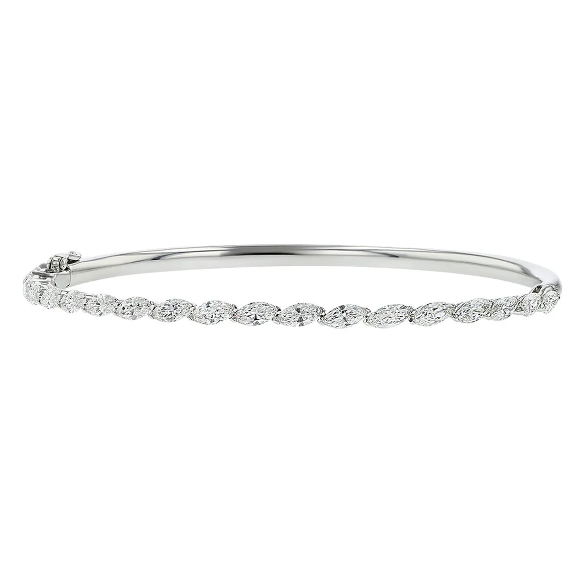 Marquise Diamond Bangle