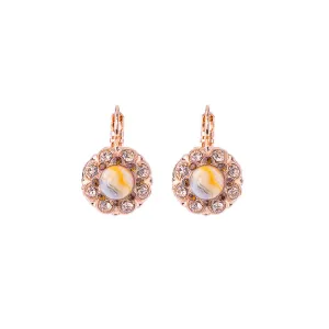 Medium Cluster Leverback Earrings in "Chai" *Preorder*