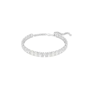 Millenia Rhodium Plated White Octagon Cut Crystal Choker 5696292
