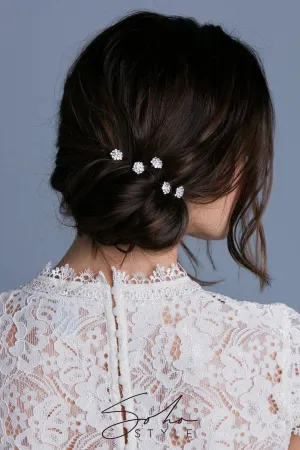Mini Crystal Cluster Hair Stick