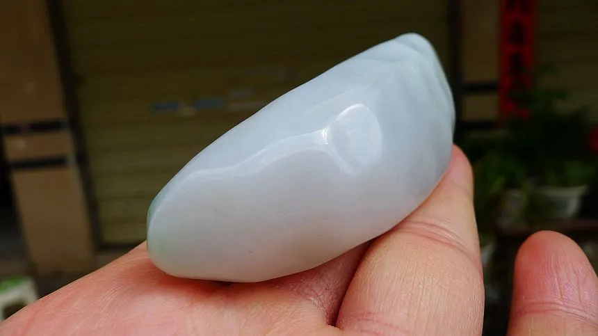 Natural Jade Rough Jadeite Raw (101g,8.8X2.8X2.3cm)
