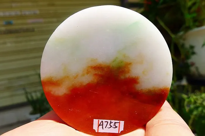 Natural Jade Rough Jadeite Raw (126g,5.3X1.75cm)