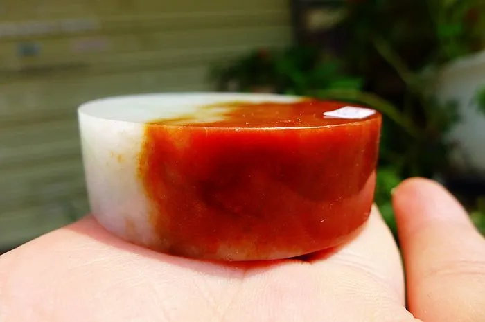 Natural Jade Rough Jadeite Raw (126g,5.3X1.75cm)