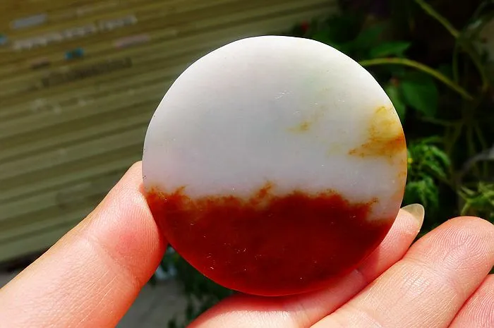 Natural Jade Rough Jadeite Raw (126g,5.3X1.75cm)