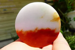 Natural Jade Rough Jadeite Raw (126g,5.3X1.75cm)