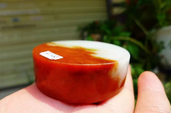 Natural Jade Rough Jadeite Raw (126g,5.3X1.75cm)