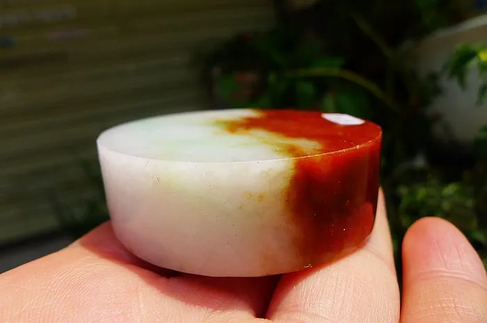 Natural Jade Rough Jadeite Raw (126g,5.3X1.75cm)