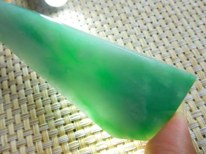Natural Jade Rough Jadeite Raw (128g, 90X38X12mm & 68X38X9mm)