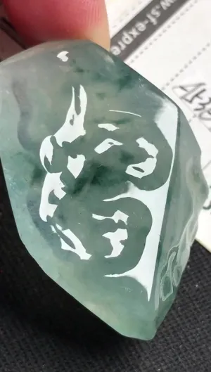 Natural Jade Rough Jadeite Raw (15g,35X25X11mm)-A5367