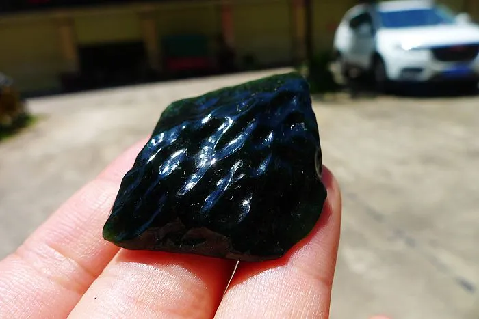 Natural Jade Rough Jadeite Raw (16.5g,4.2X3.2X0.8cm)