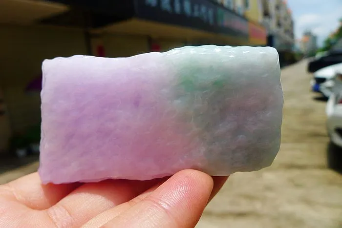 Natural Jade Rough Jadeite Raw (192g,7.4X3.7X2.3cm)