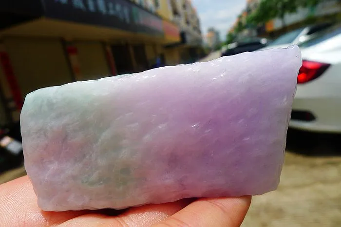 Natural Jade Rough Jadeite Raw (192g,7.4X3.7X2.3cm)