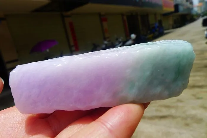 Natural Jade Rough Jadeite Raw (192g,7.4X3.7X2.3cm)