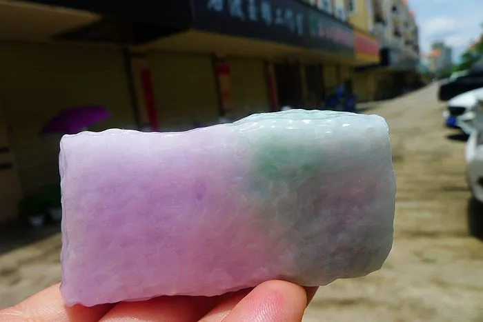 Natural Jade Rough Jadeite Raw (192g,7.4X3.7X2.3cm)