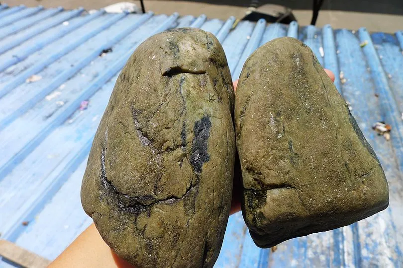 Natural Jade Rough Jadeite Raw 2.3kg