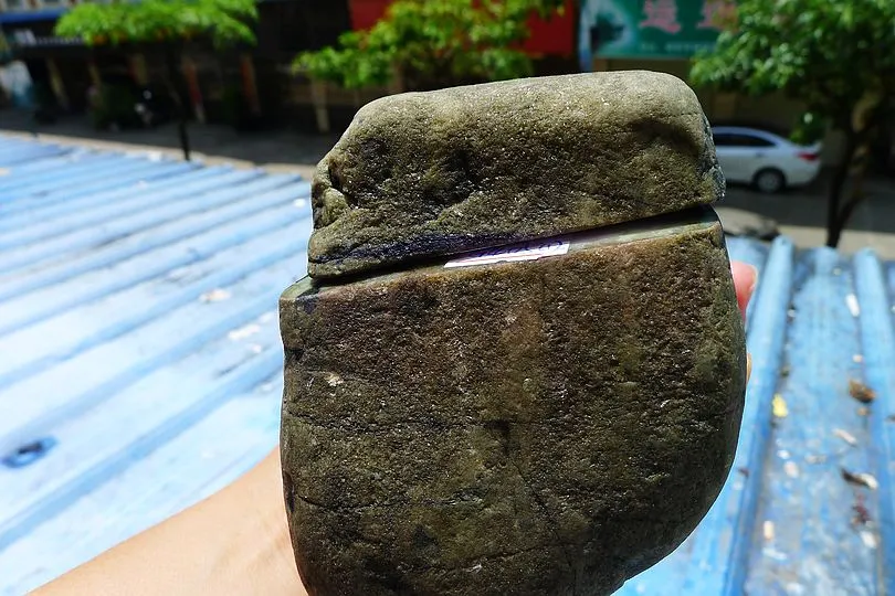 Natural Jade Rough Jadeite Raw 2.3kg