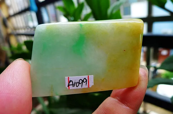 Natural Jade Rough Jadeite Raw (26g,5.2X3.3X0.55cm)