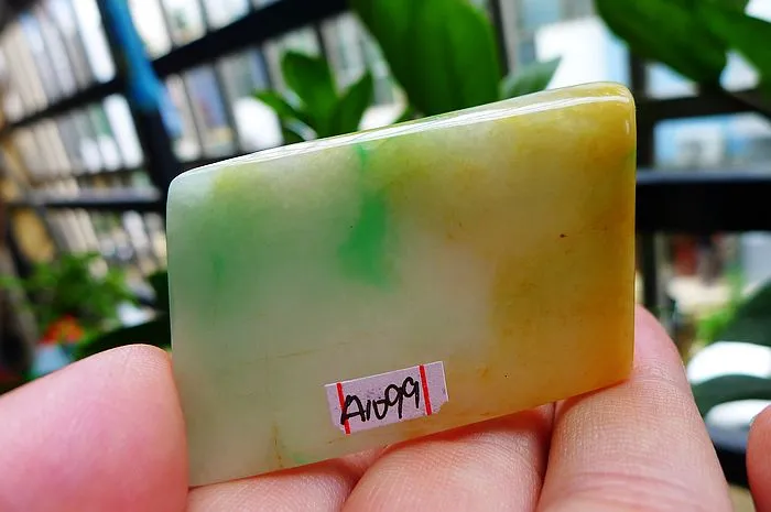 Natural Jade Rough Jadeite Raw (26g,5.2X3.3X0.55cm)
