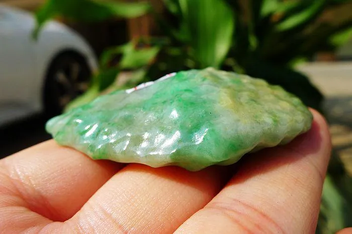 Natural Jade Rough Jadeite Raw (29g,5.7X2.8X1.2cm)