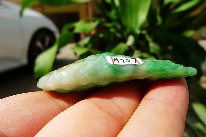 Natural Jade Rough Jadeite Raw (29g,5.7X2.8X1.2cm)