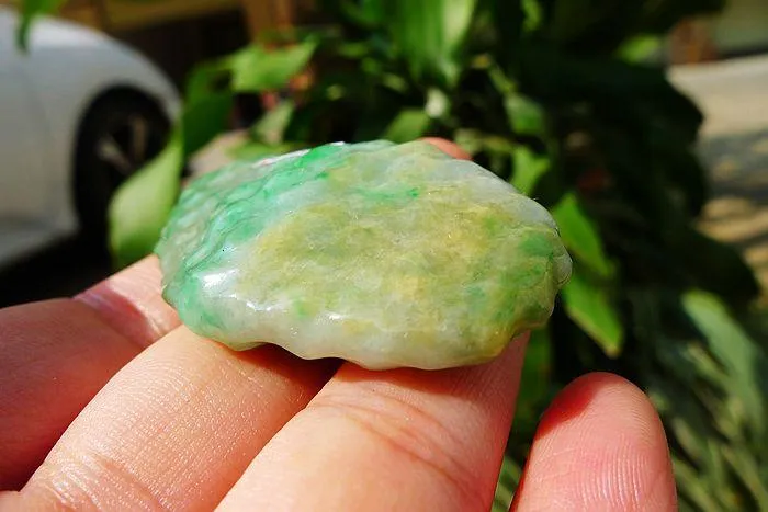 Natural Jade Rough Jadeite Raw (29g,5.7X2.8X1.2cm)