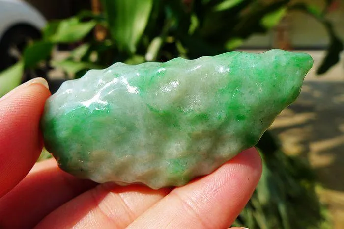 Natural Jade Rough Jadeite Raw (29g,5.7X2.8X1.2cm)