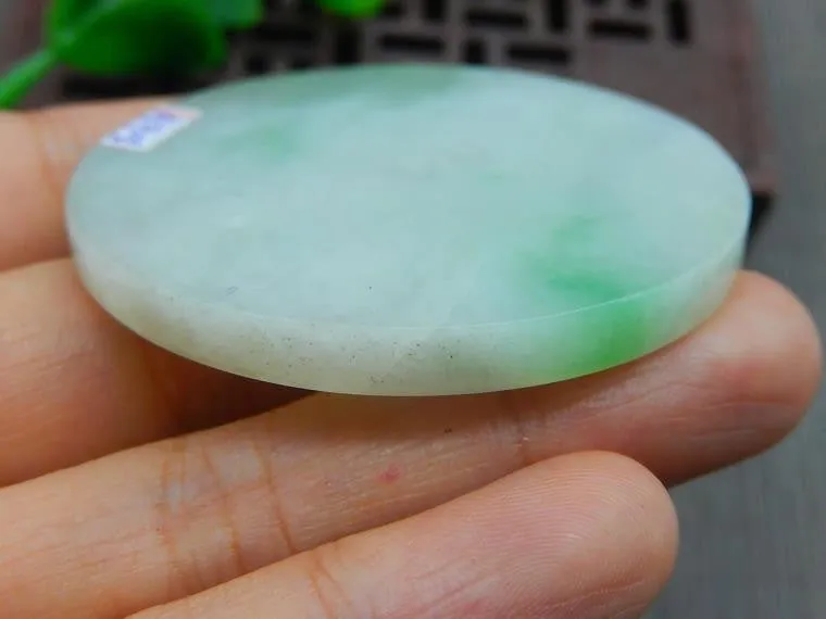 Natural Jade Rough Jadeite Raw (32g, 49X49X5mm)