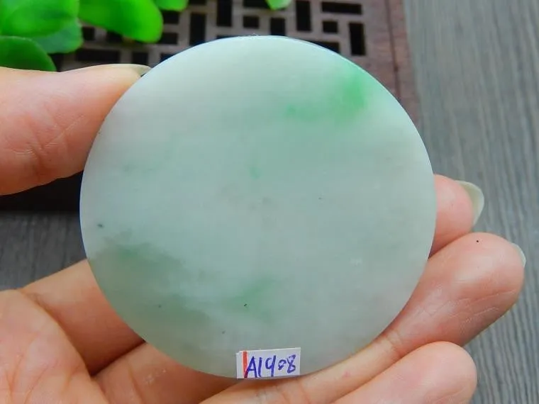 Natural Jade Rough Jadeite Raw (32g, 49X49X5mm)
