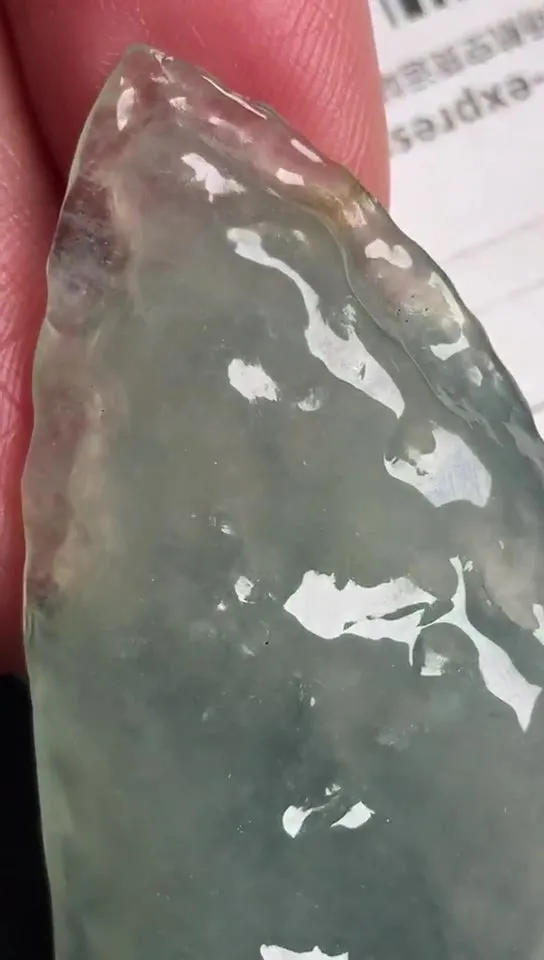 Natural Jade Rough Jadeite Raw (32g,67X26X10mm)-A6195