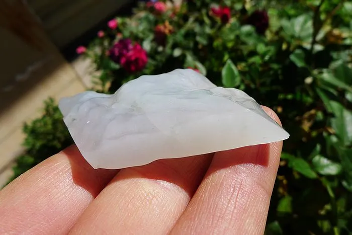 Natural Jade Rough Jadeite Raw (44g,5.2X3.8X1cm)