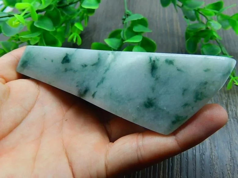 Natural Jade Rough Jadeite Raw (455g, 124X63X41mm)