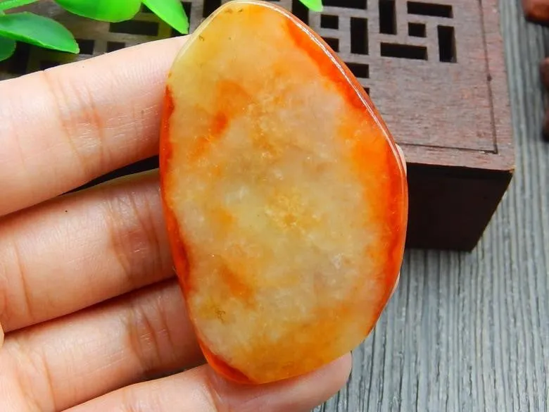 Natural Jade Rough Jadeite Raw (45g, 54X34X14.8mm)