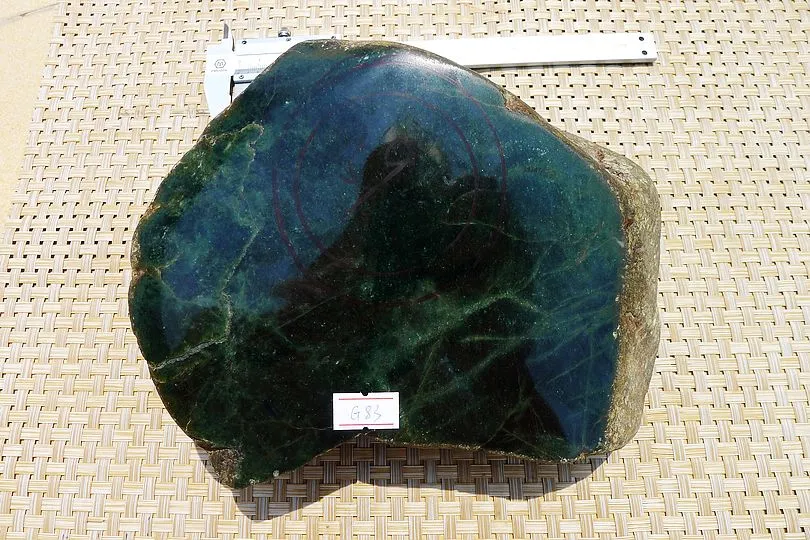 Natural Jade Rough Jadeite Raw (4.9kg,20X15.5X9cm)